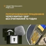 📌Перебронювання працівників через портал Дія без очікування 72 години