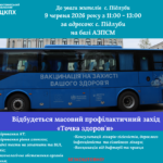 Відбудеться масовий профілактичний захід “Точка здоров’я”